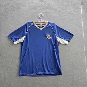 Chelsea FC Men Jersey L Blue Chelsea Football Club Team Crest Activewear Logo
